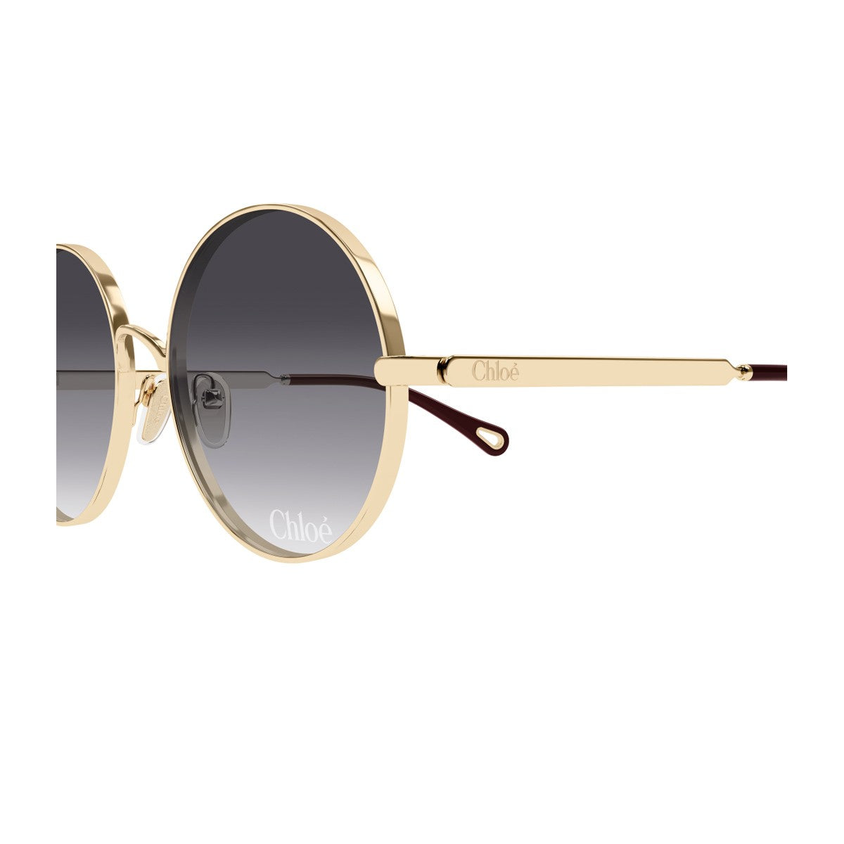 Chloé Ch0321s Aly – Linea Gold / Grey Metallo Sunglasses