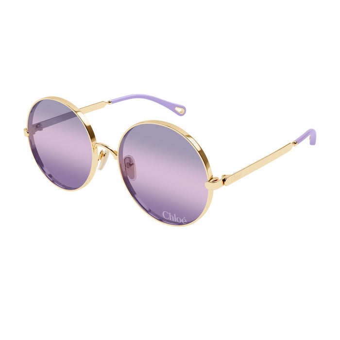 Chloé Ch0321s Aly – Linea Gold Metallo Sunglasses