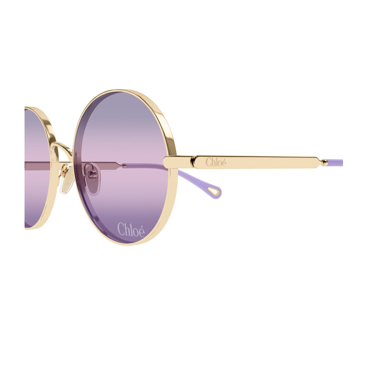 Chloé Ch0321s Aly – Linea Gold Metallo Sunglasses