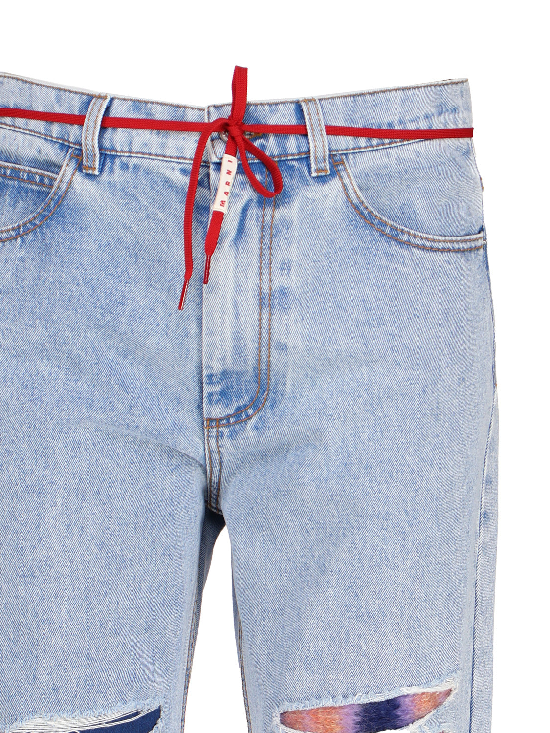 Marni Jeans Illusion Blue Cotton