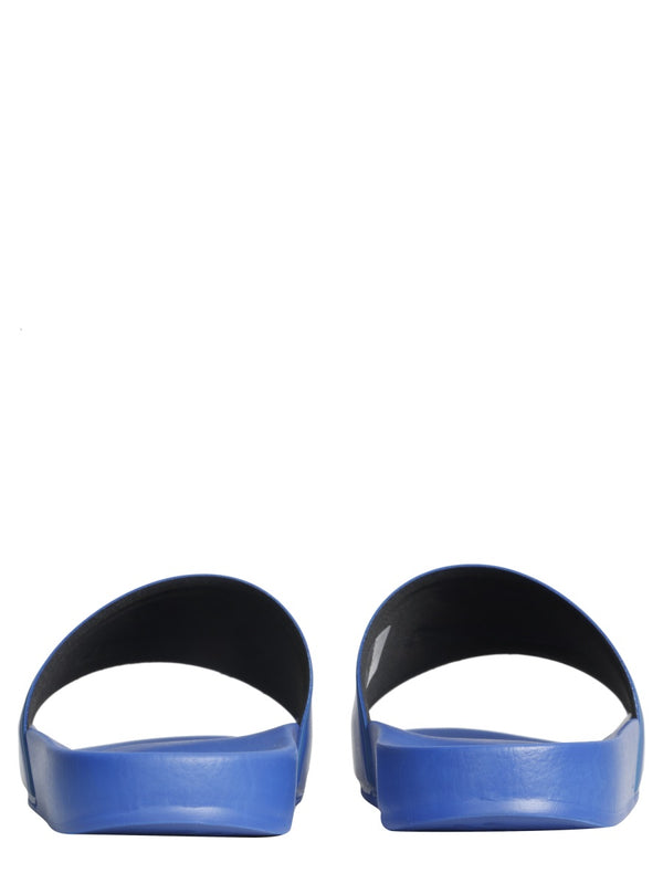 Summit Slide Sandals Blue Rubber
