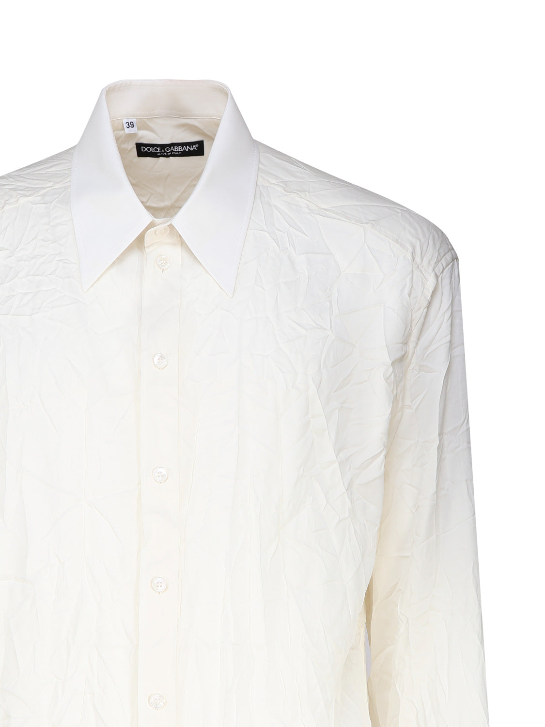 Dolce & Gabbana Shirts White Silk