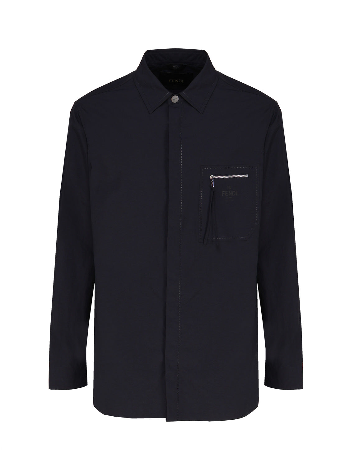 Fendi Jackets Blue Polyamide