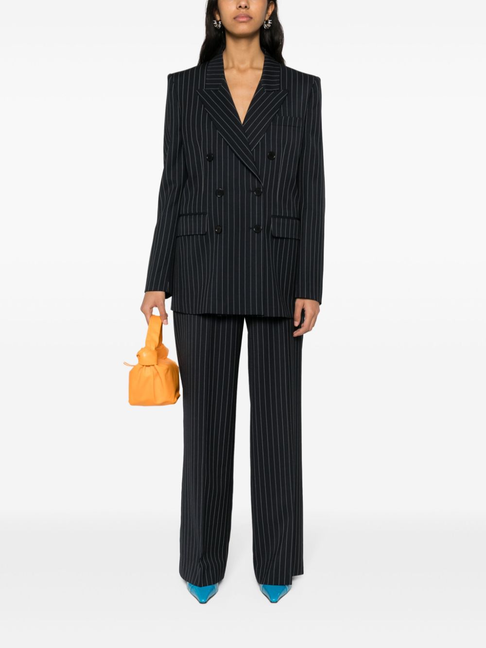 Pantalone Blue Wool | Pantaloni