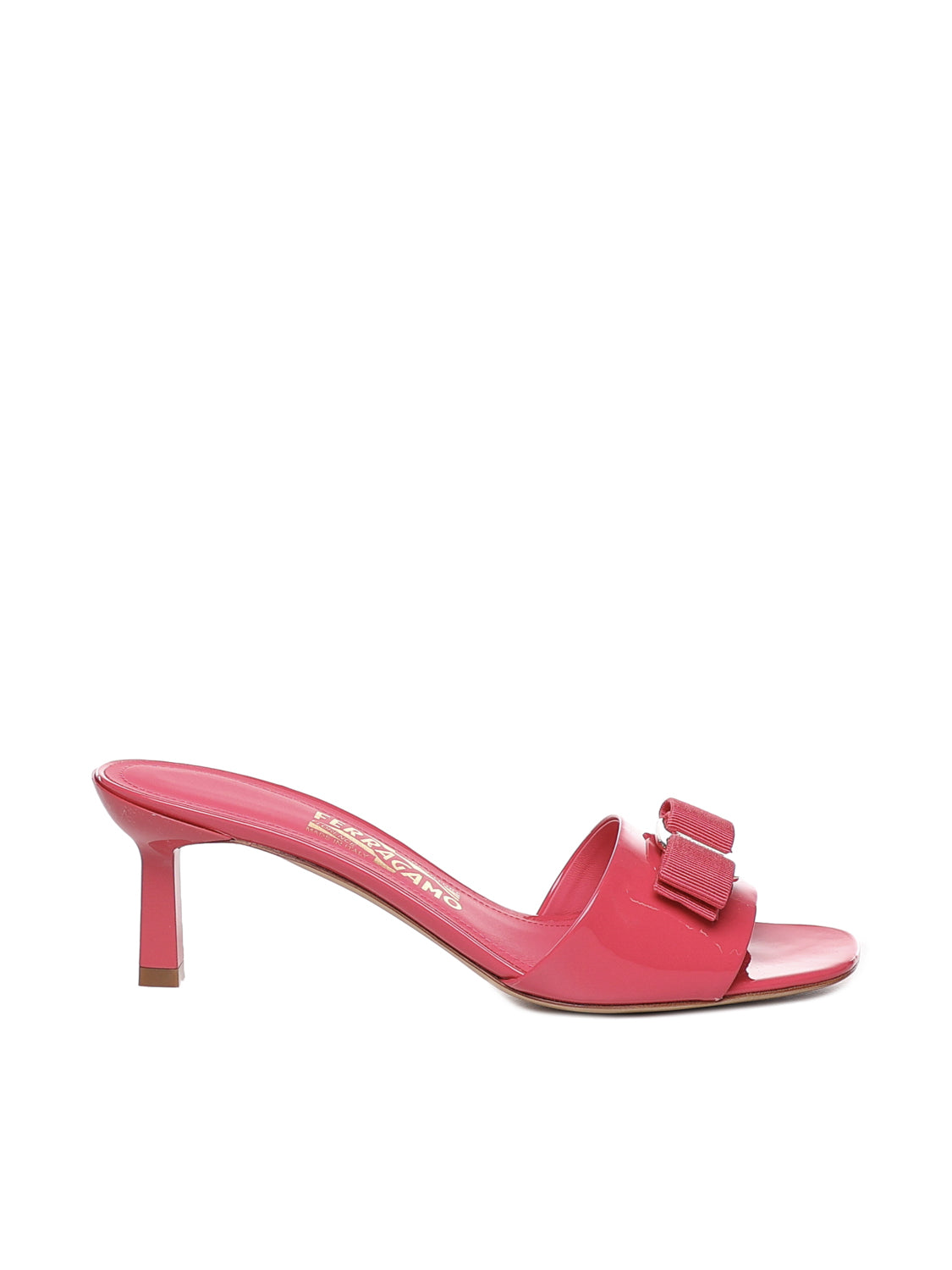 Ferragamo Sandals Pink Patent Leather