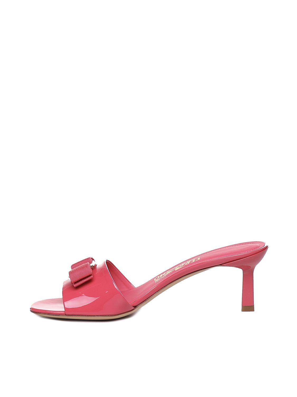 Ferragamo Sandals Pink Patent Leather