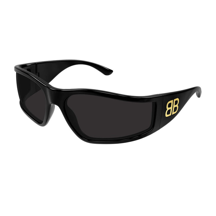 Balenciaga Bb0457s Linea Extreme Black Bio-iniettato Sunglasses