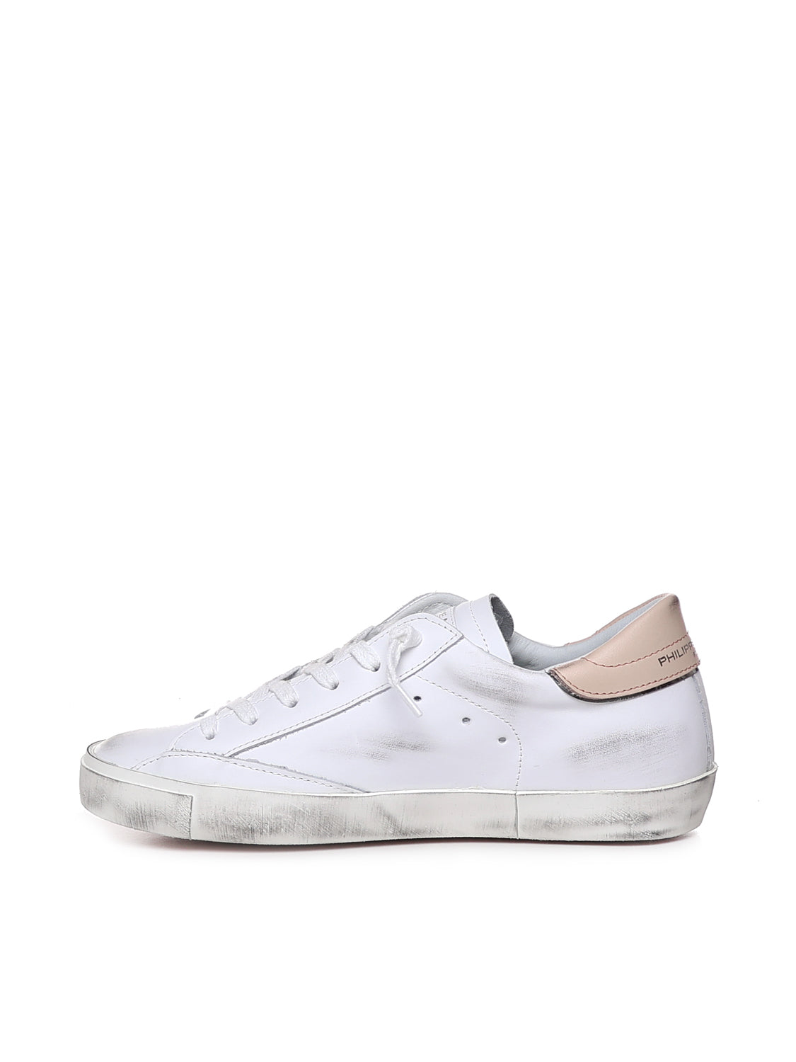 Philippe Model Sneakers Veau Broderie_blanc Nude Calfskin