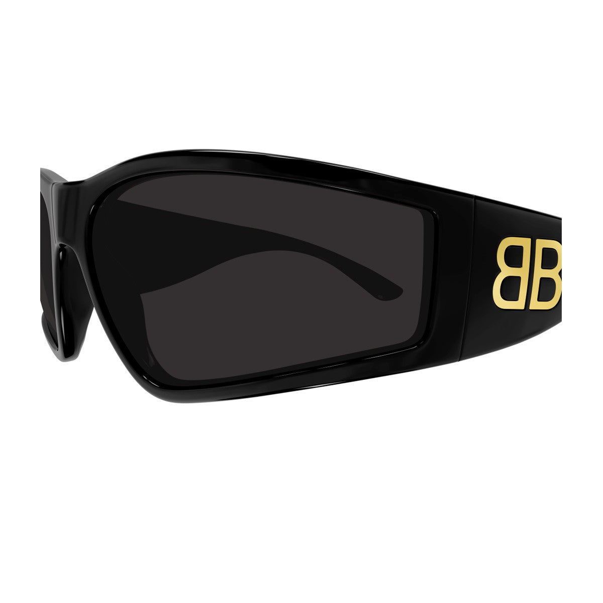Balenciaga Bb0457s Linea Extreme Black Bio-iniettato Sunglasses