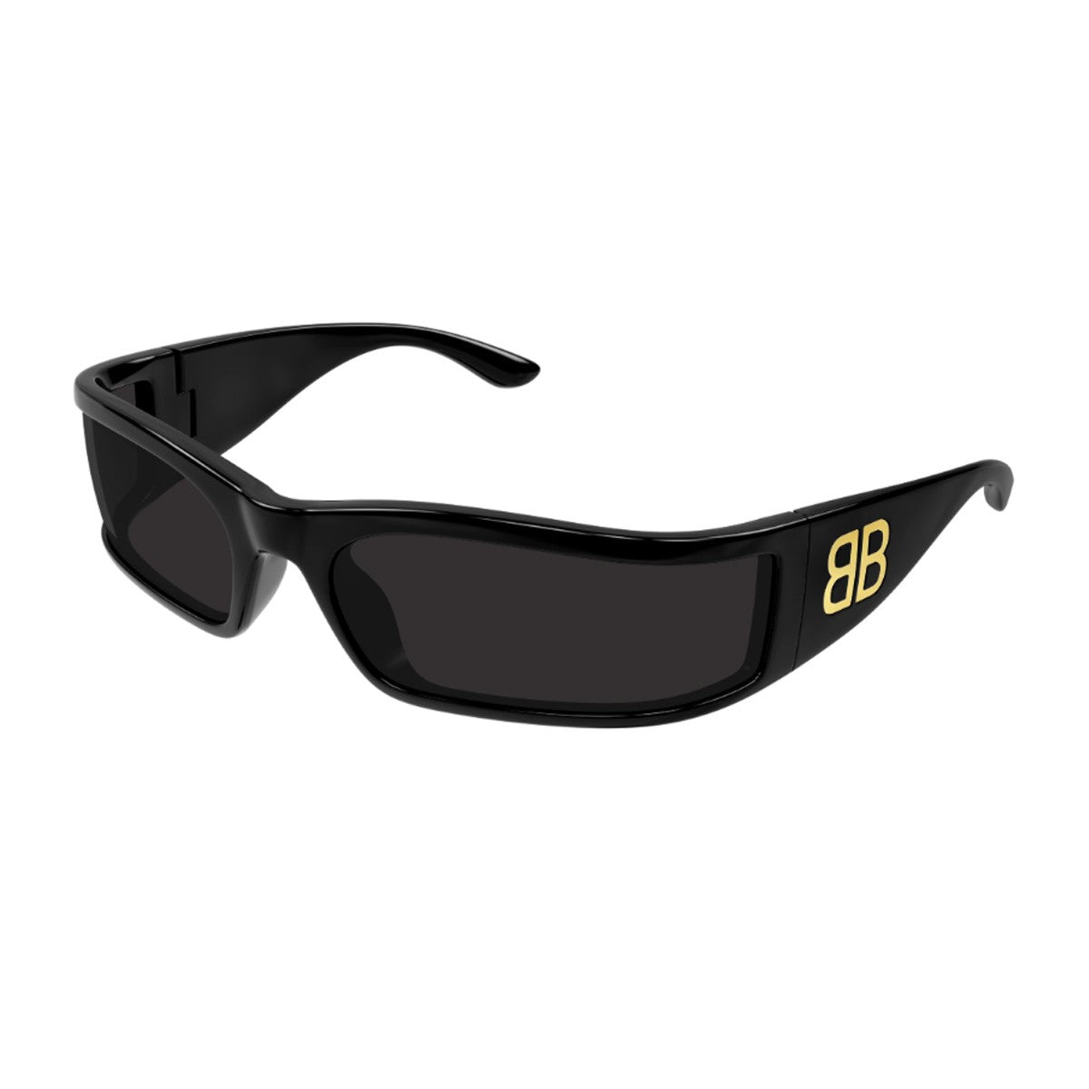 Balenciaga Bb0458s Linea Extreme Black Bio-iniettato Sunglasses