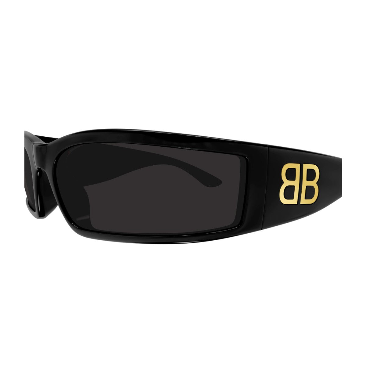 Balenciaga Bb0458s Linea Extreme Black Bio-iniettato Sunglasses