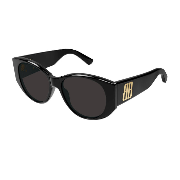 Balenciaga Bb0455s Linea Extreme Black Acetato Riciclato Sunglasses