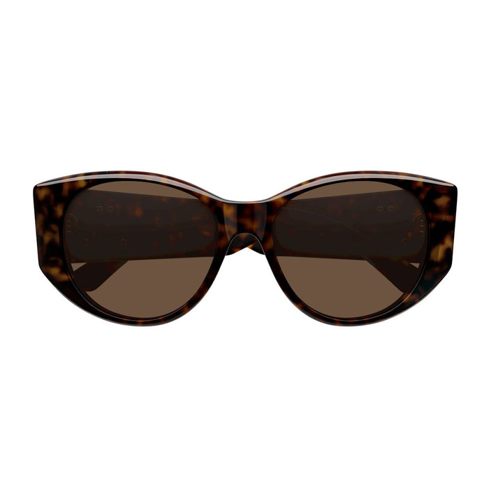 Balenciaga Bb0455s Linea Extreme Havana Acetato Riciclato Sunglasses