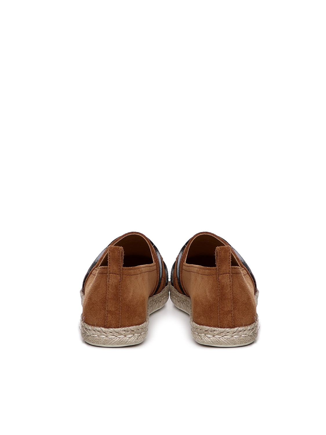 Tods Flat Shoes Brown Calfskin Suede