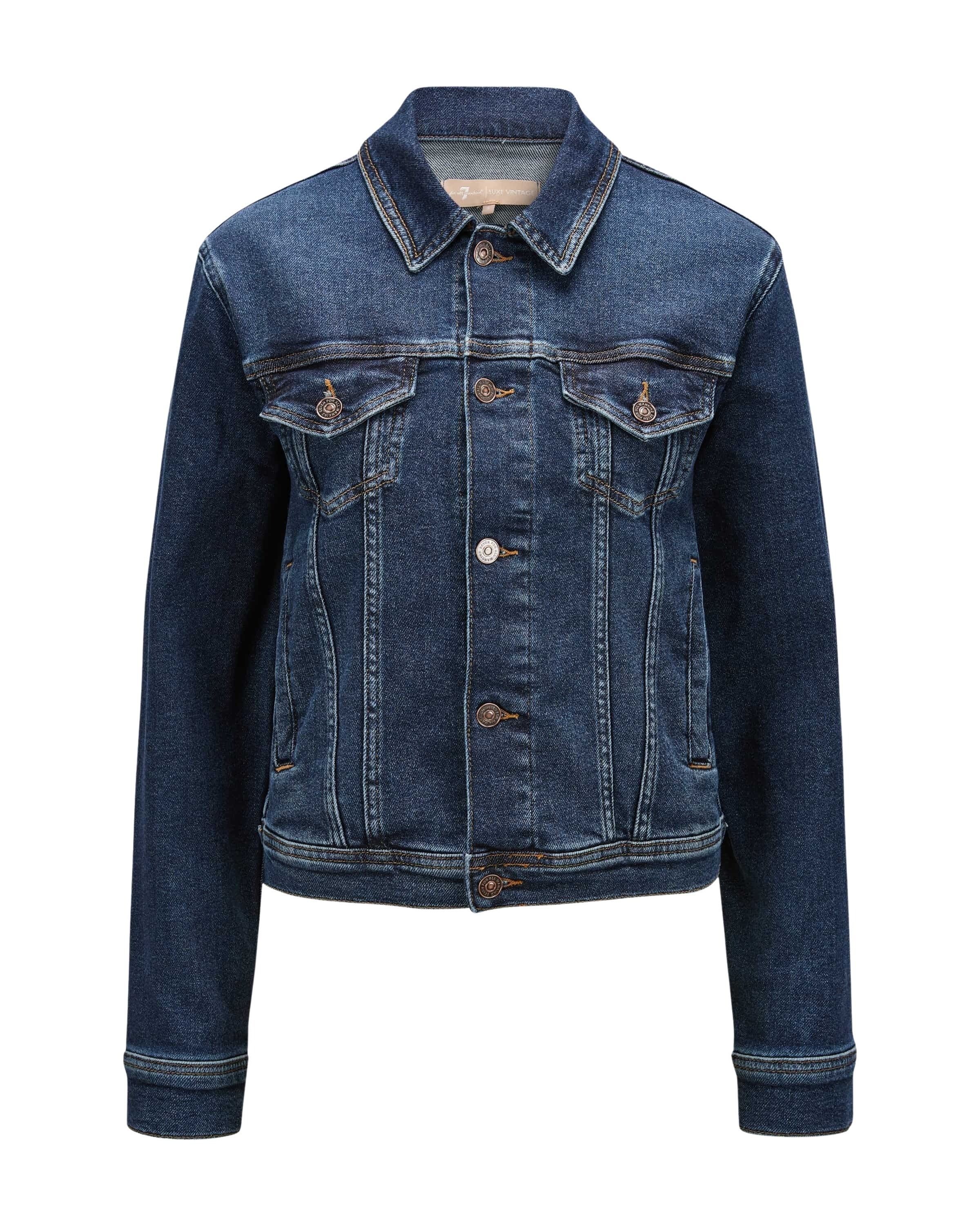 Classic Trucker Cisco Blue Jacket