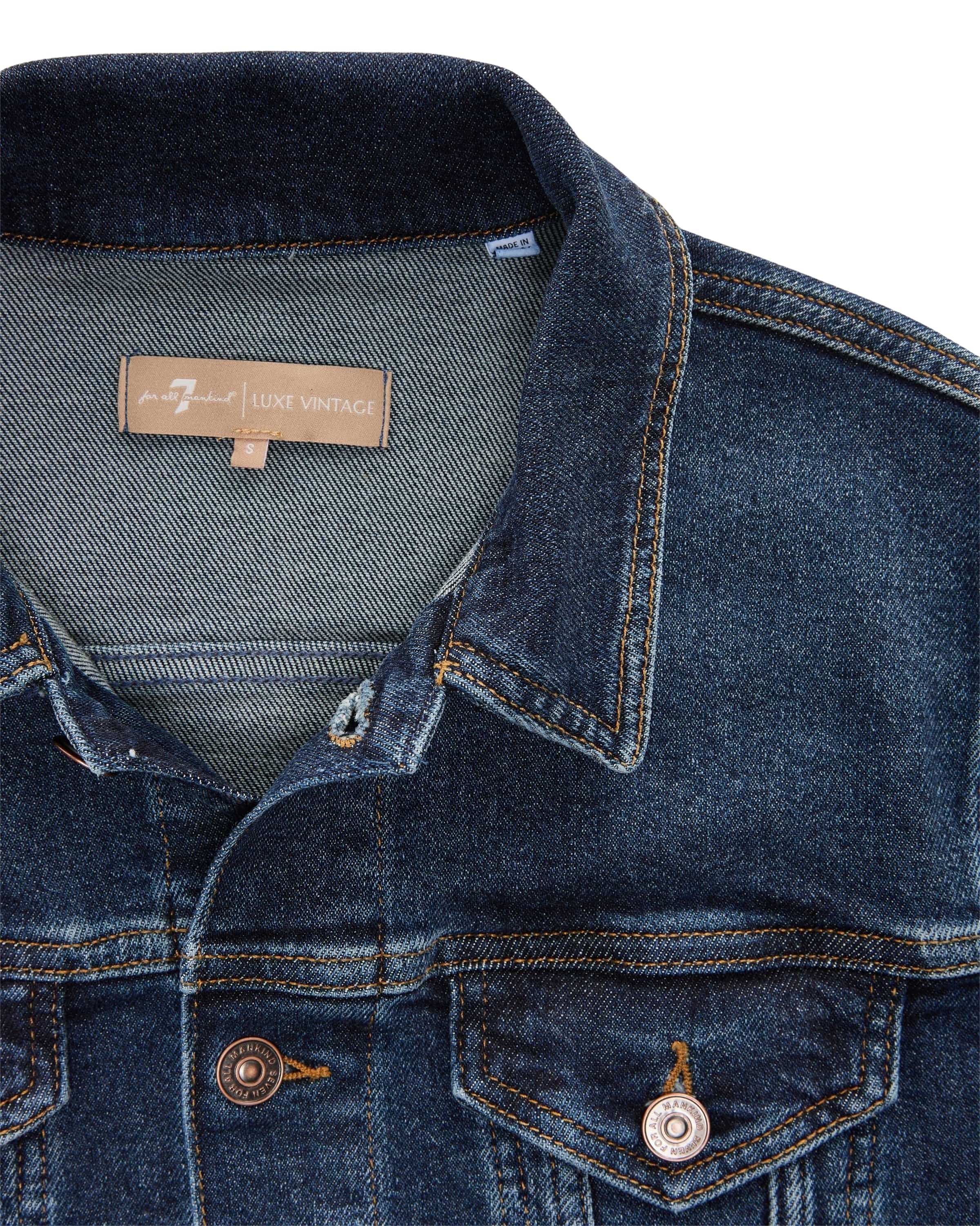 Classic Trucker Cisco Blue Jacket