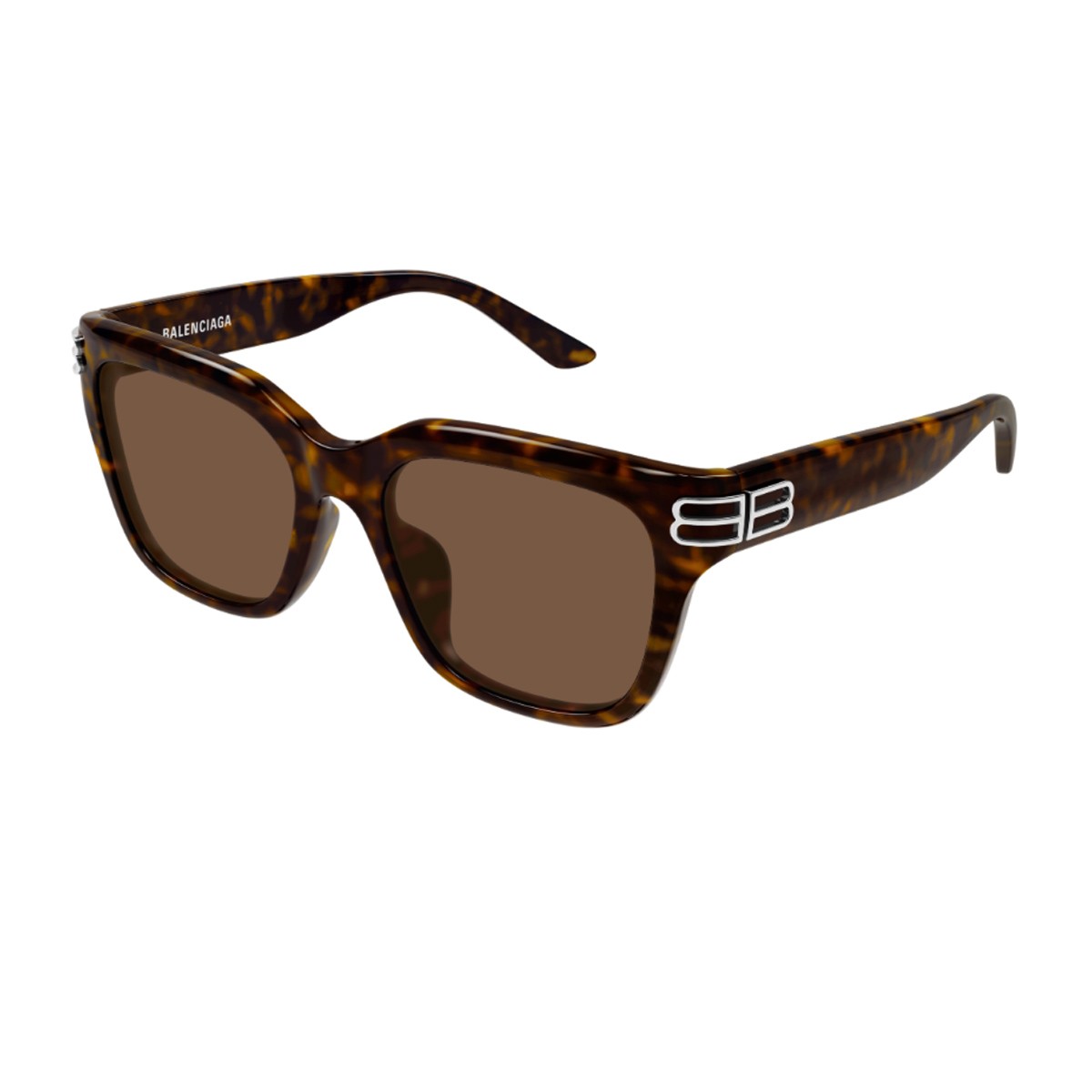 Balenciaga Bb0433sk Linea Everyday Havana Acetato Riciclato Sunglasses