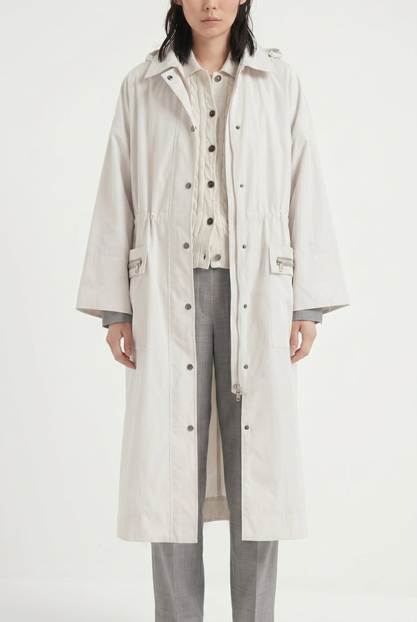 Brunello Cucinelli Womens Off White Relaxed Jacket