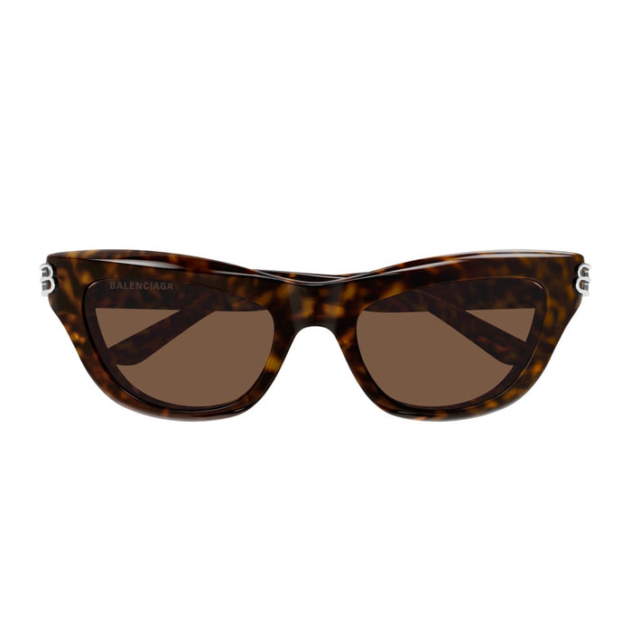 Balenciaga Bb0430s Linea Everyday Havana Acetato Riciclato Sunglasses