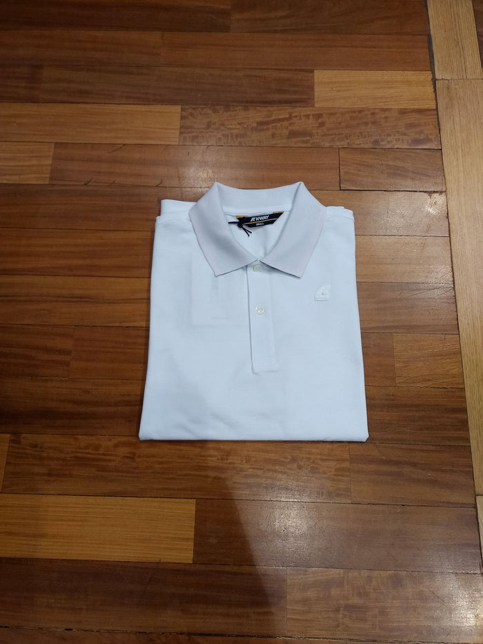 Vincent White Cotton Polo