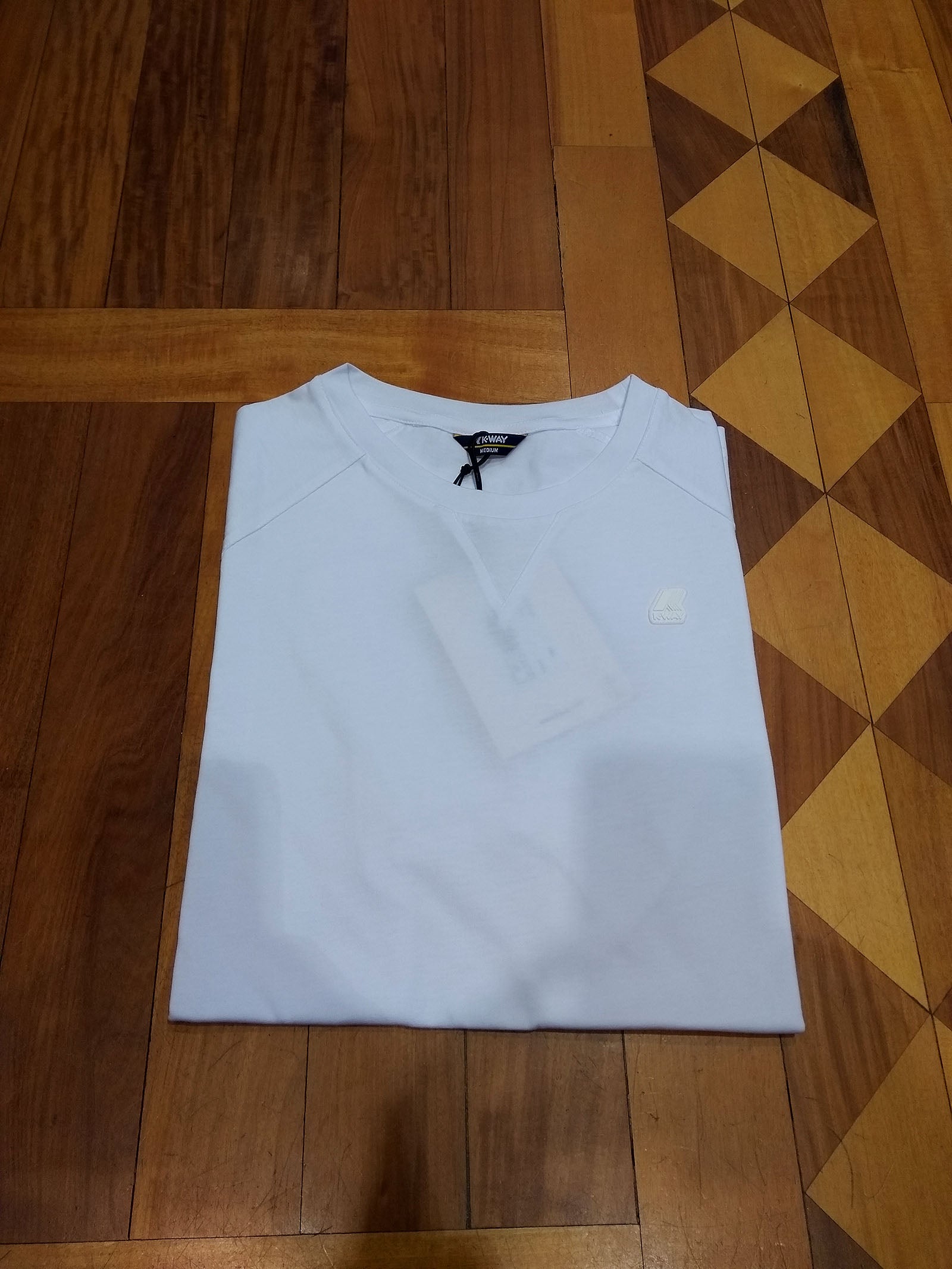 Edwing White Cotton Tshirt