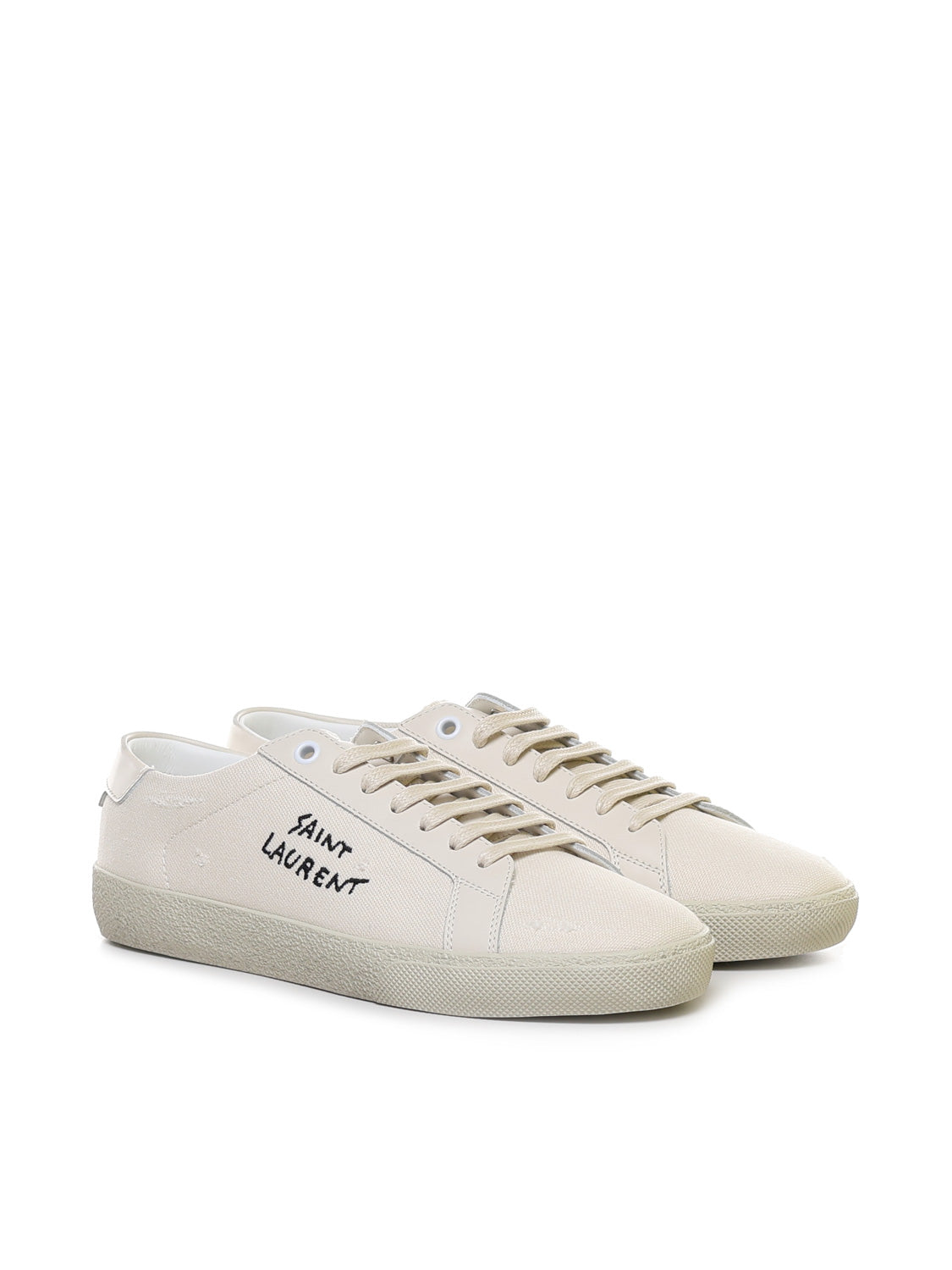 Saint Laurent Sneakers White Cotone