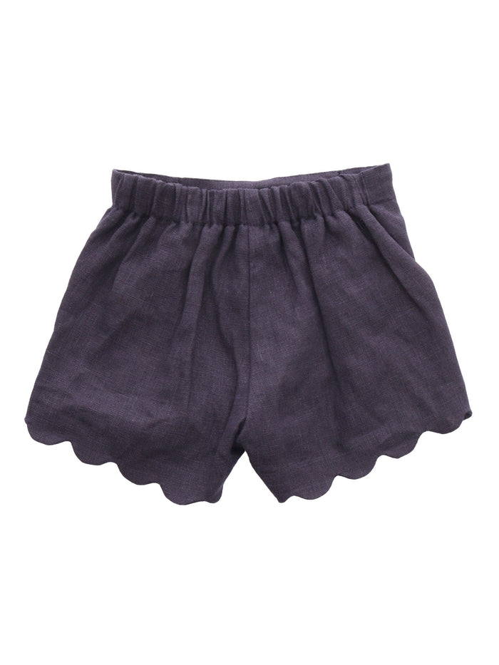 SHORTS Blue Linen