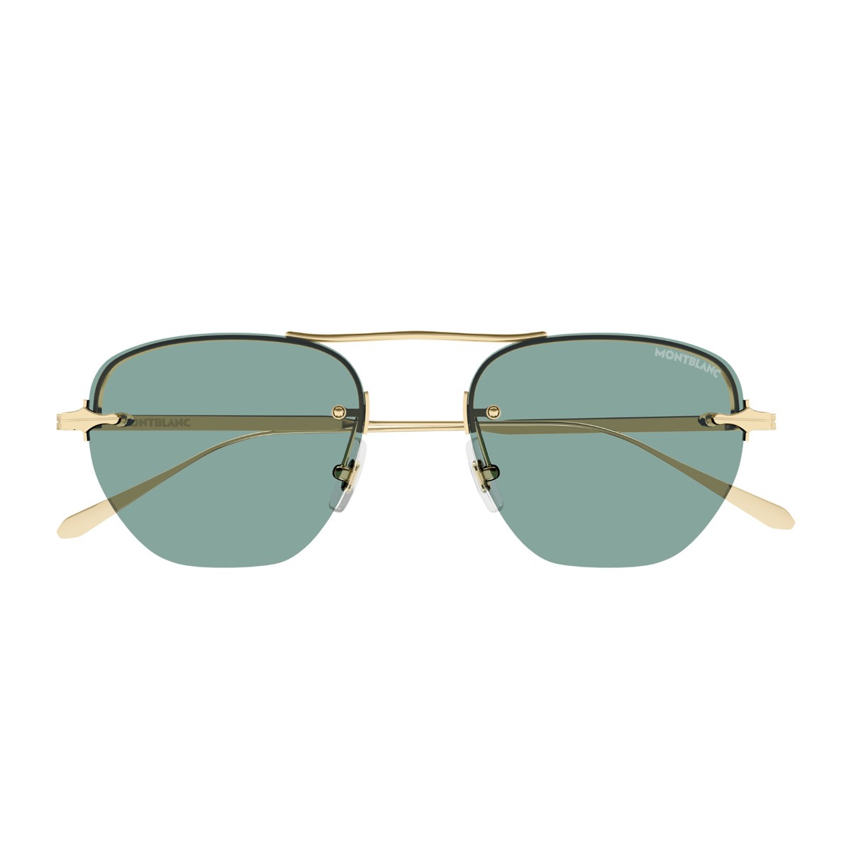 Montblanc Mb0404s Linea Nib Gold Metallo Sunglasses