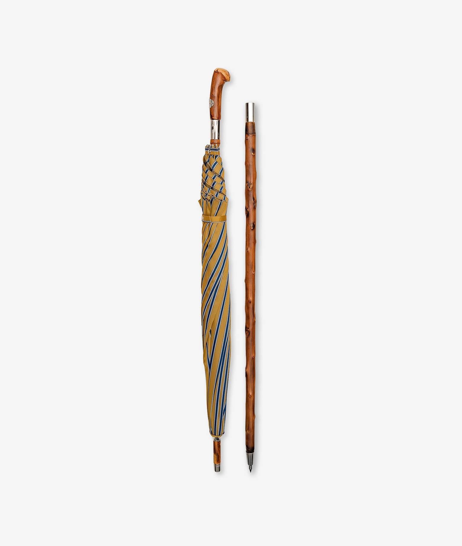 Umbrella Pic Nic Darkgreen Chestnut Handle