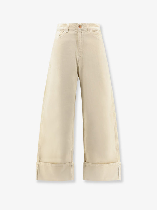 Trousers Skater Duo Canvas Beige Cotton