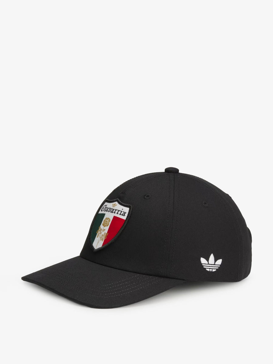 Baseball Hat Crest Black Cotton