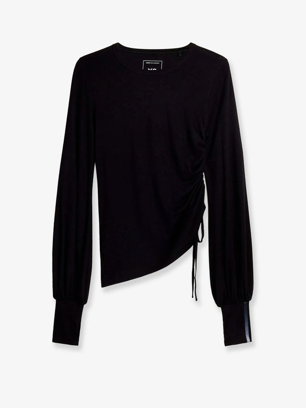 T-Shirt Wool With Iconic Stripes Black T-shirts & Jerseys