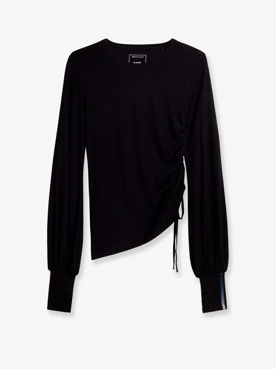 T-Shirt Wool With Iconic Stripes Black T-shirts & Jerseys