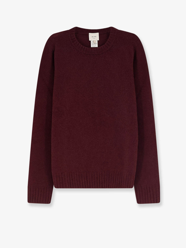 Sweater Merino-Cashmere Purple Merino Wool