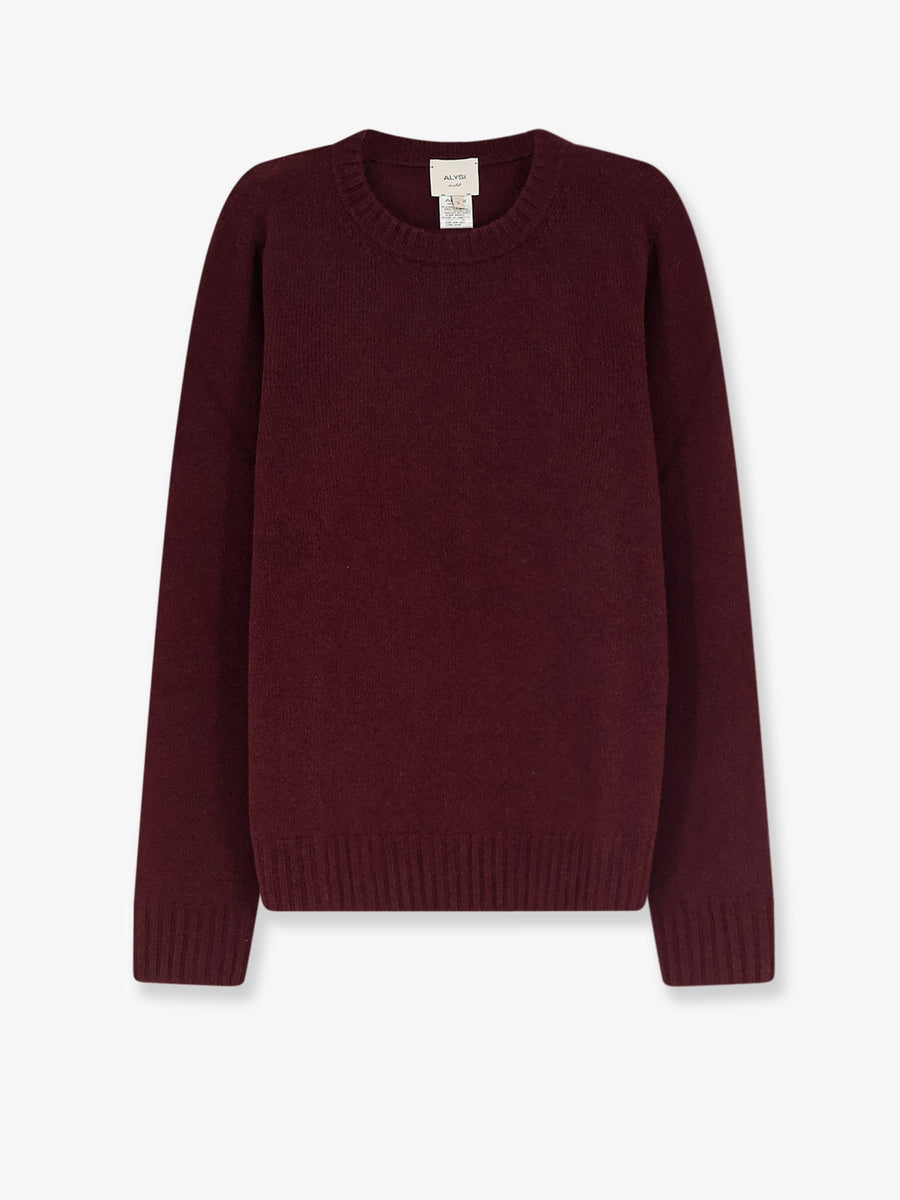 Sweater Merino-Cashmere Purple Merino Wool