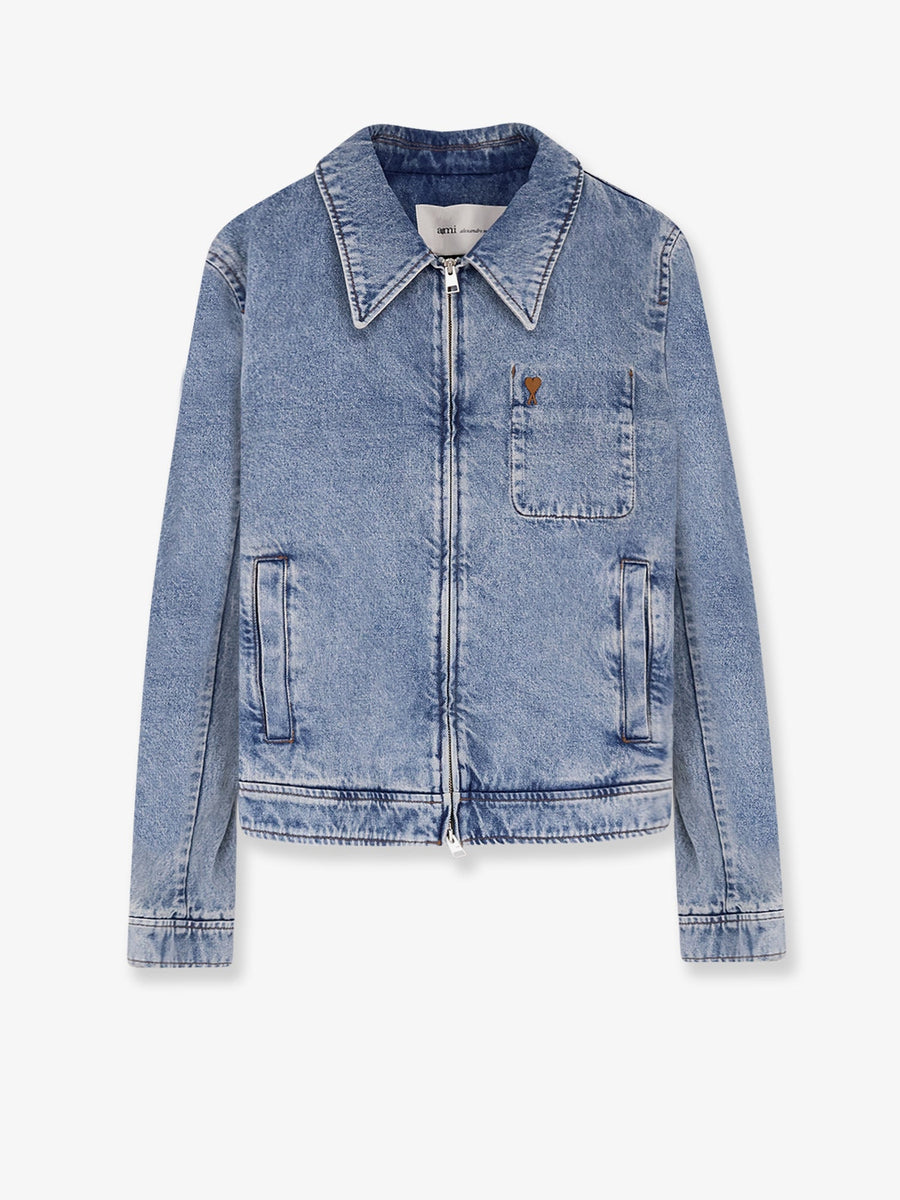 Denim Jacket Sacre Coeur Blue Cotton