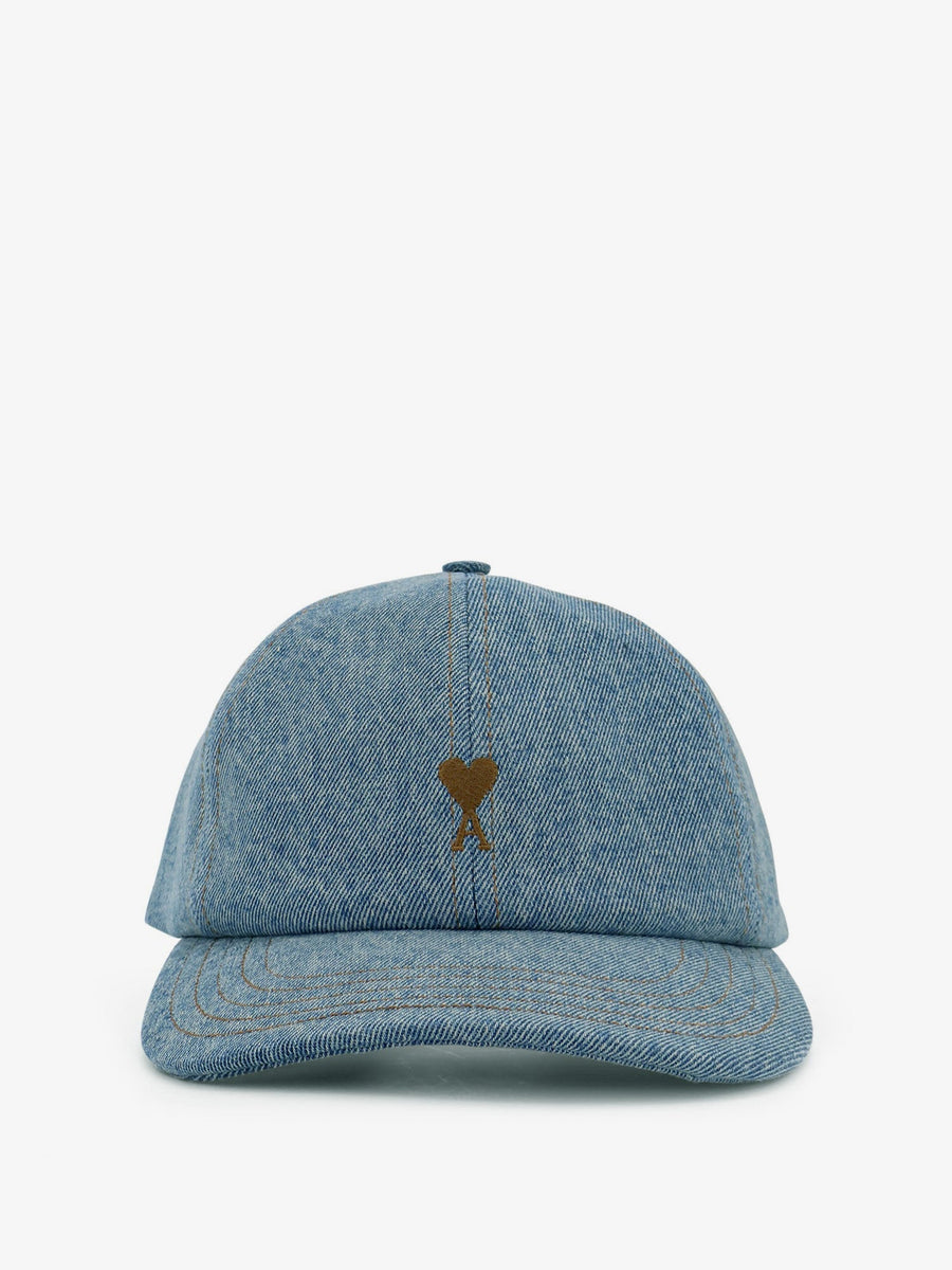 Hat, Denim Blue Cotton