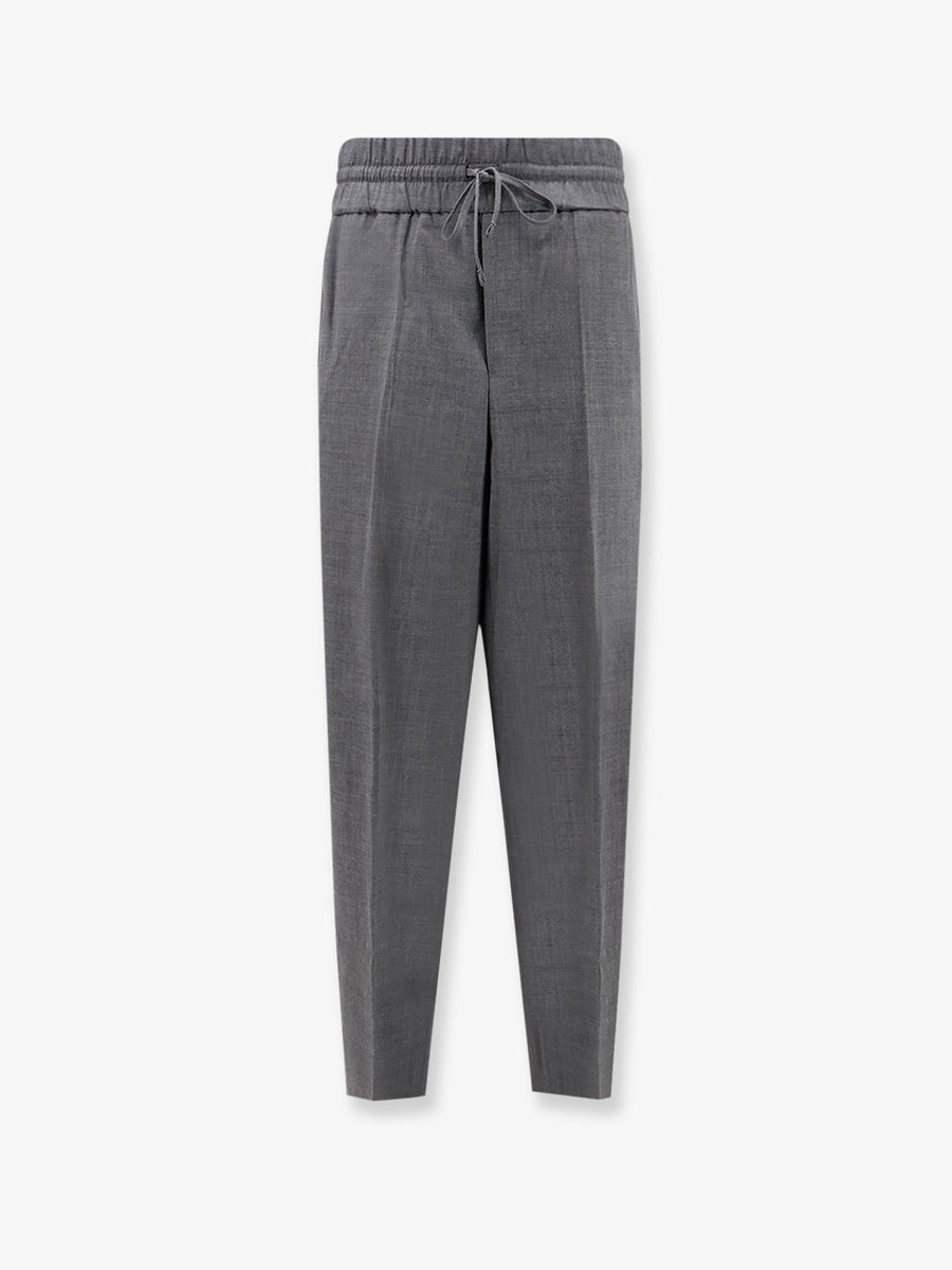 Virgin Wool Trousers Grey