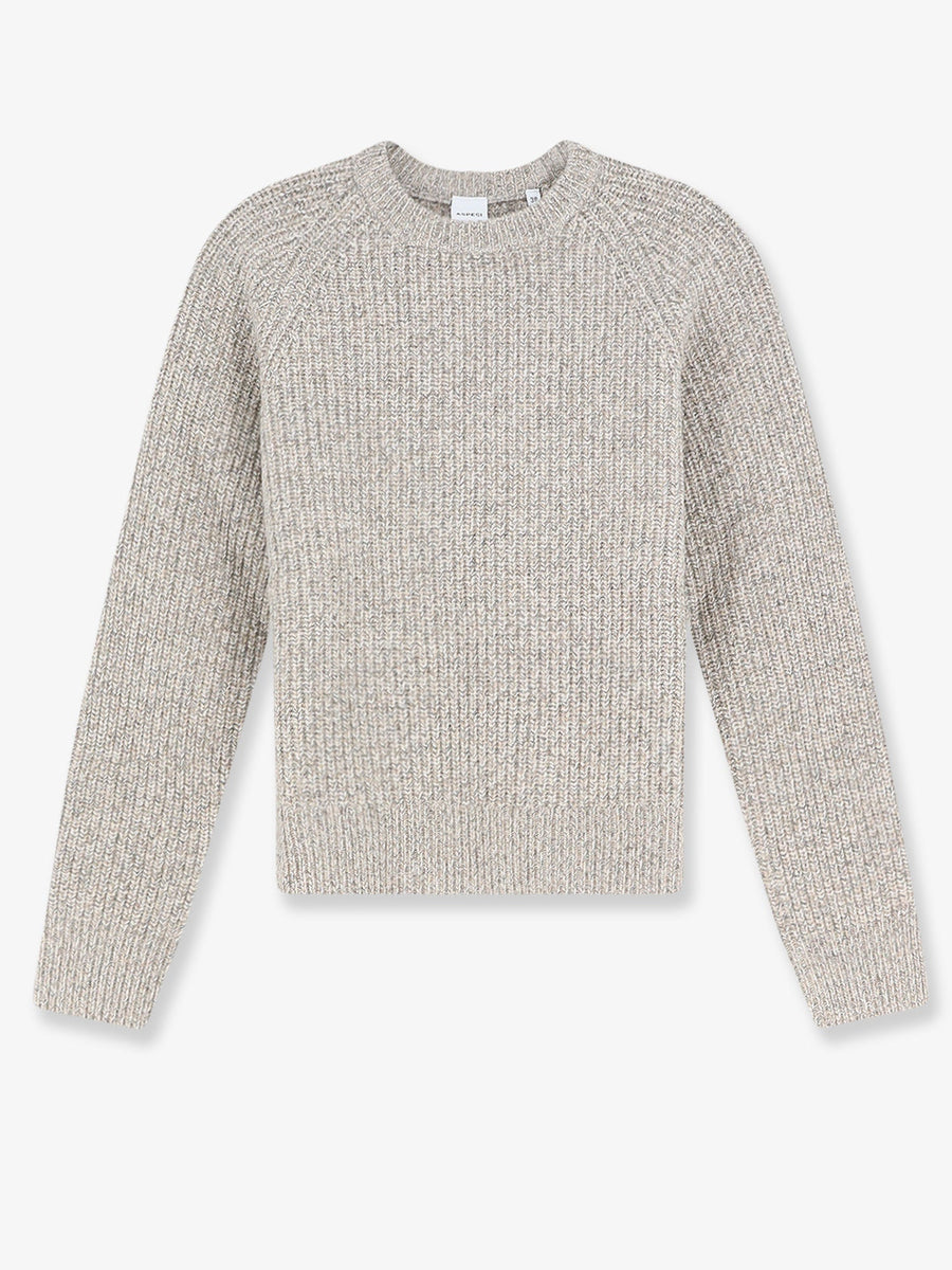Crewneck Sweater Virgin Wool Grey