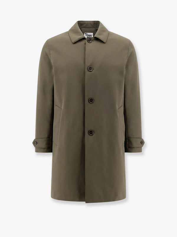 Coat Perfetto Waterproof Green Polyester