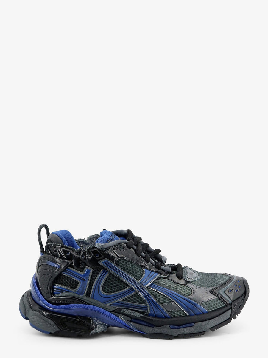 Sneakers Black Mesh Polyurethane/polyester Trainers