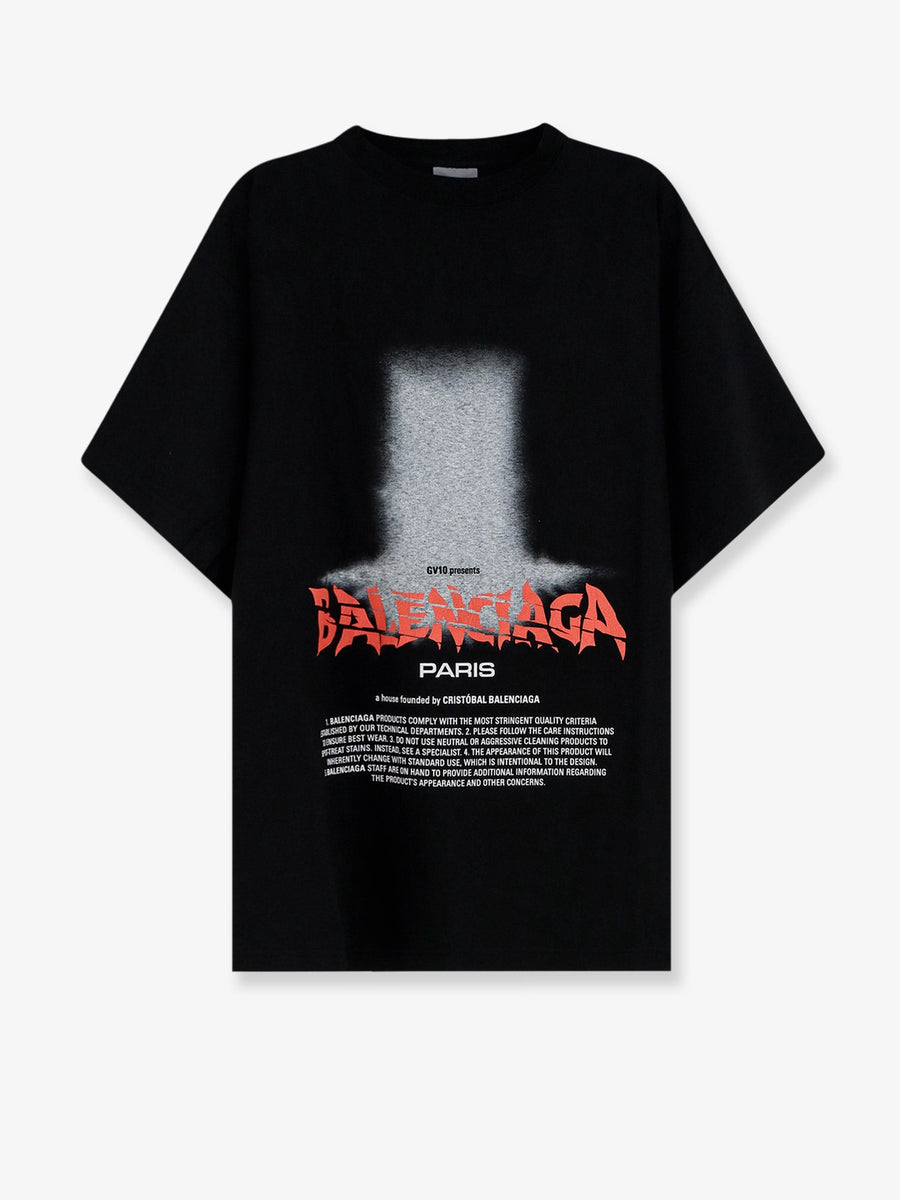 T-Shirt The Door Cotton Black T-shirts