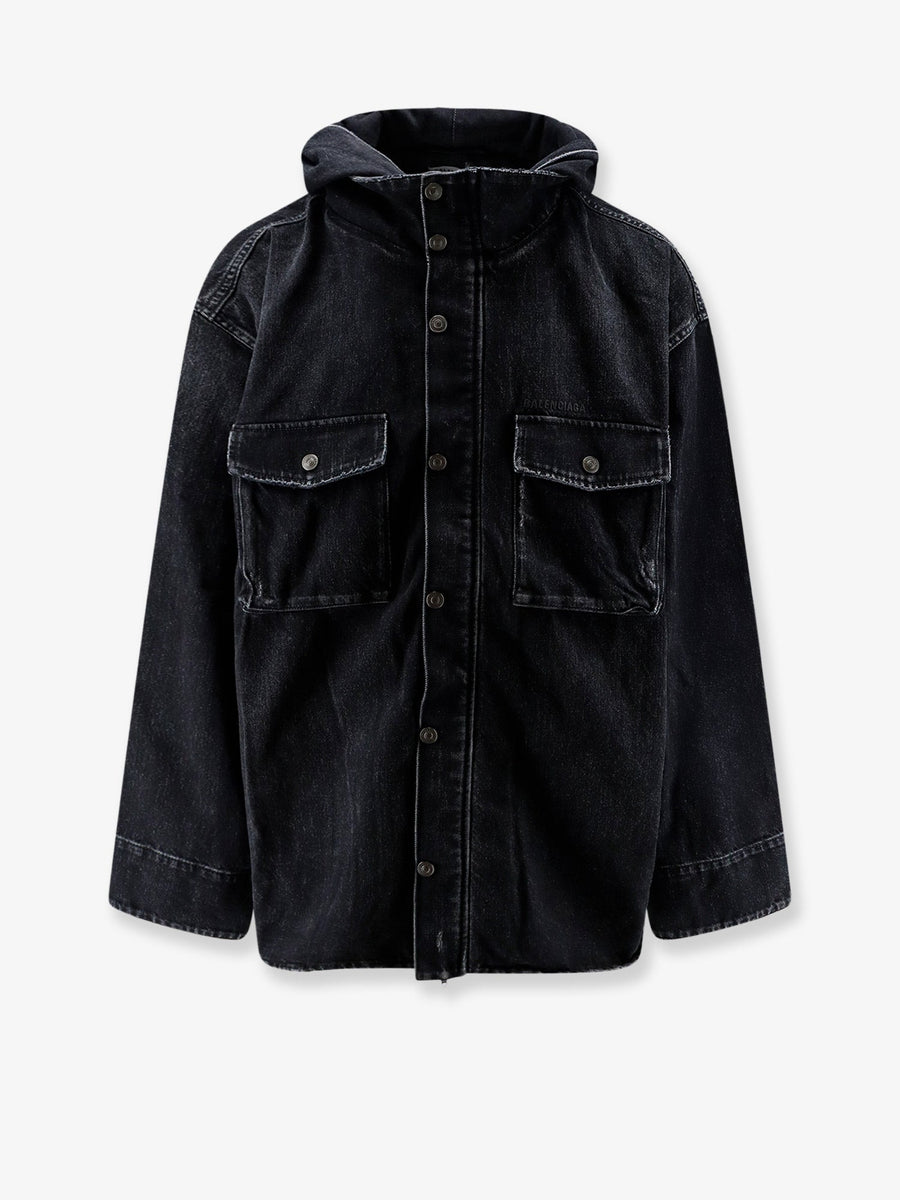 Denim Jacket, Black Cotton