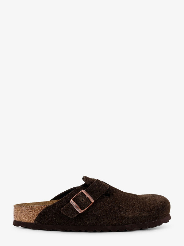 Mule Boston Suede Brown Sandal