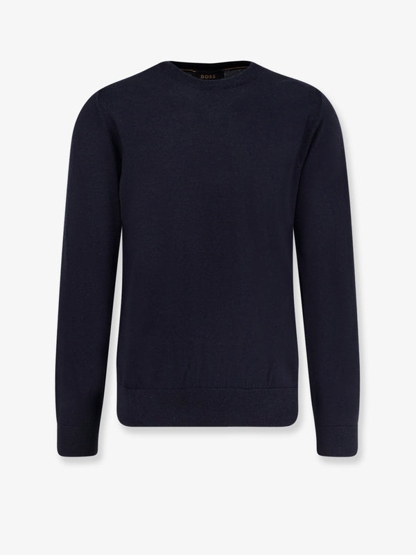 Wool, Silk And Cashmere Sweater Blue