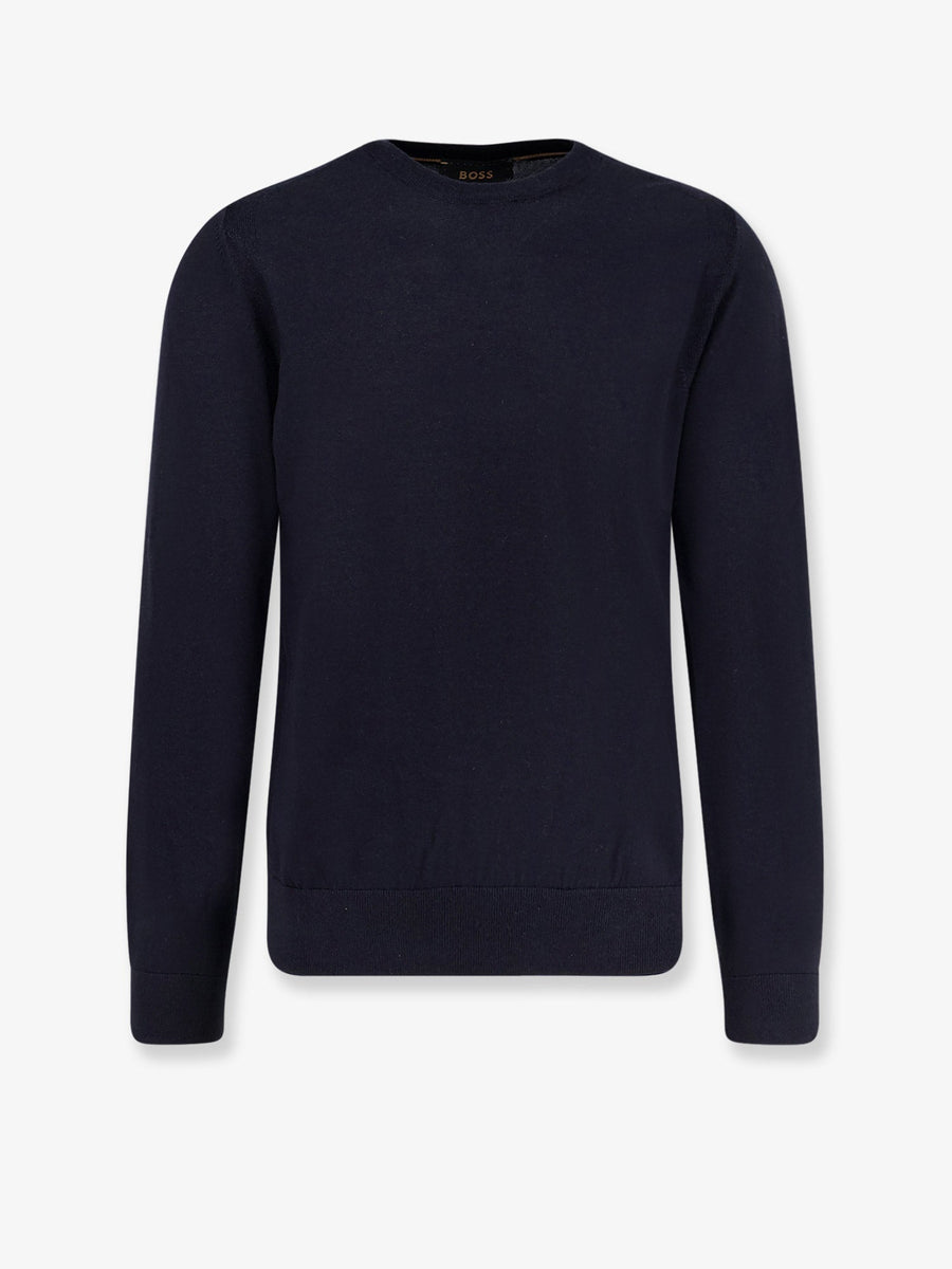 Wool, Silk And Cashmere Sweater Blue
