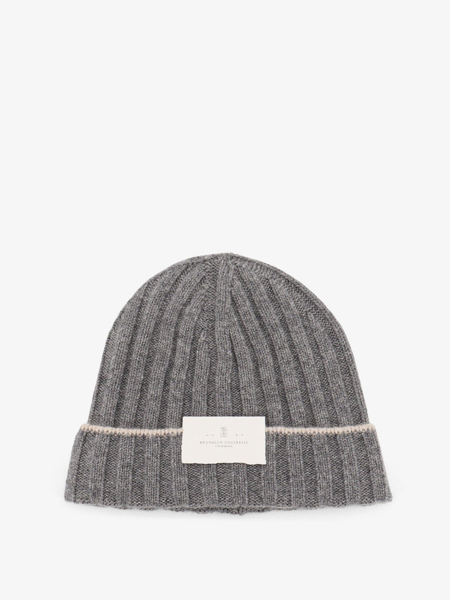 Beanie Cashmere Grey Hat