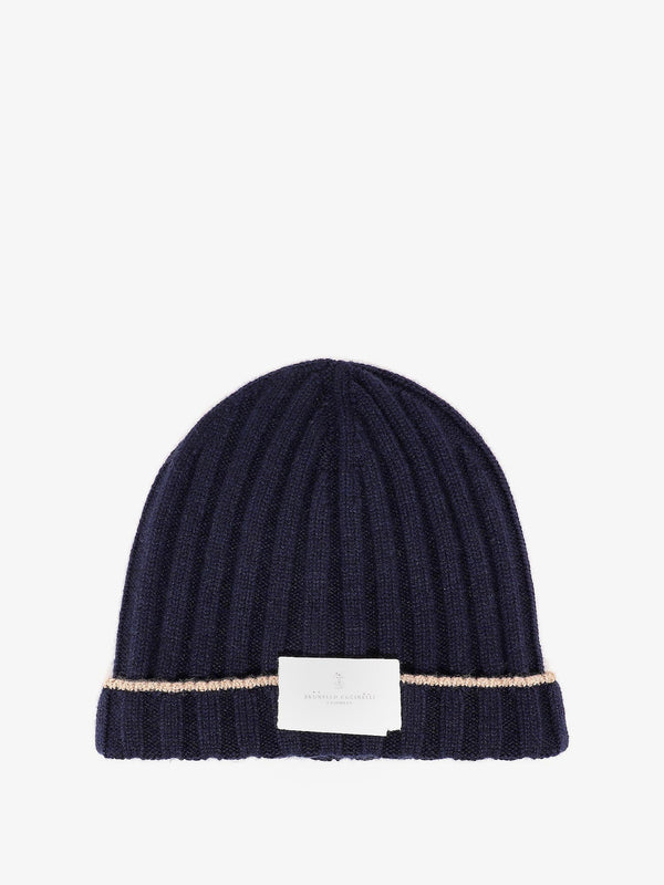 Beanie Cashmere Hat Blue