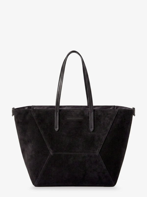 Suede Shoulder Bag Bc Duo Grey