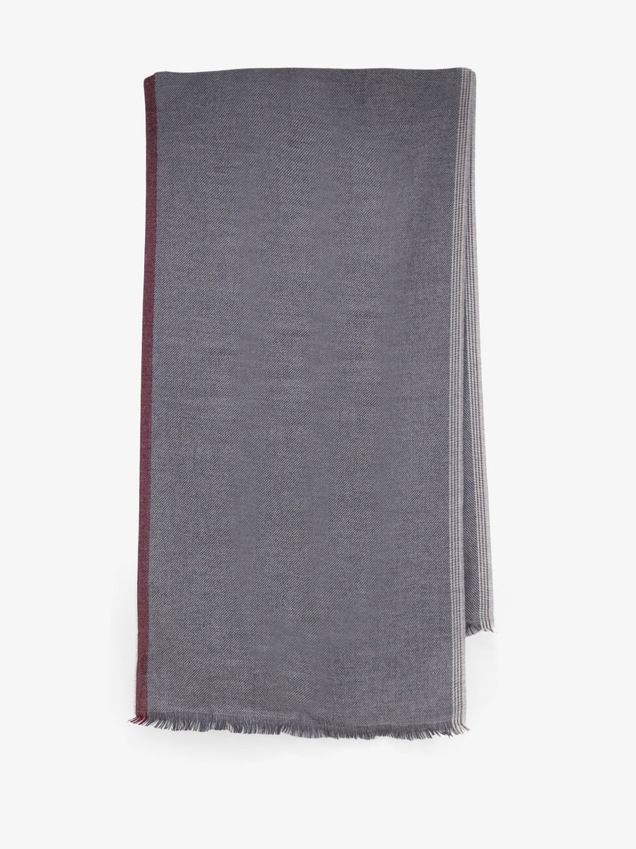 Scarf Wool And Cashmere Grey